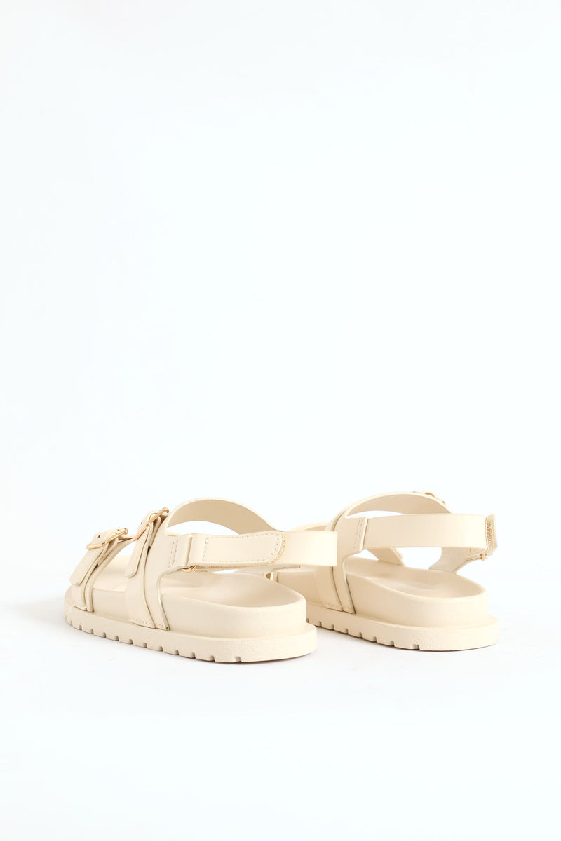 Girls Chunky Sandal - Ecru