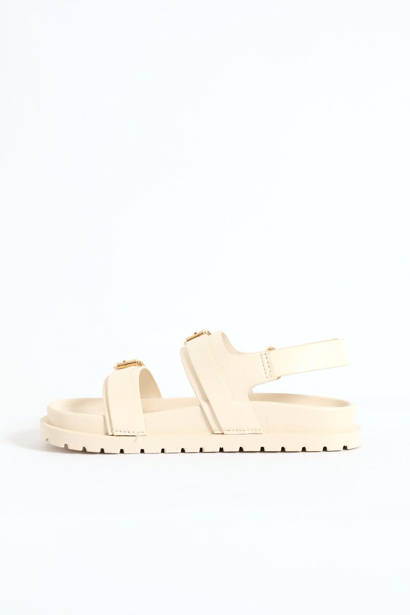 Girls Chunky Sandal - Ecru