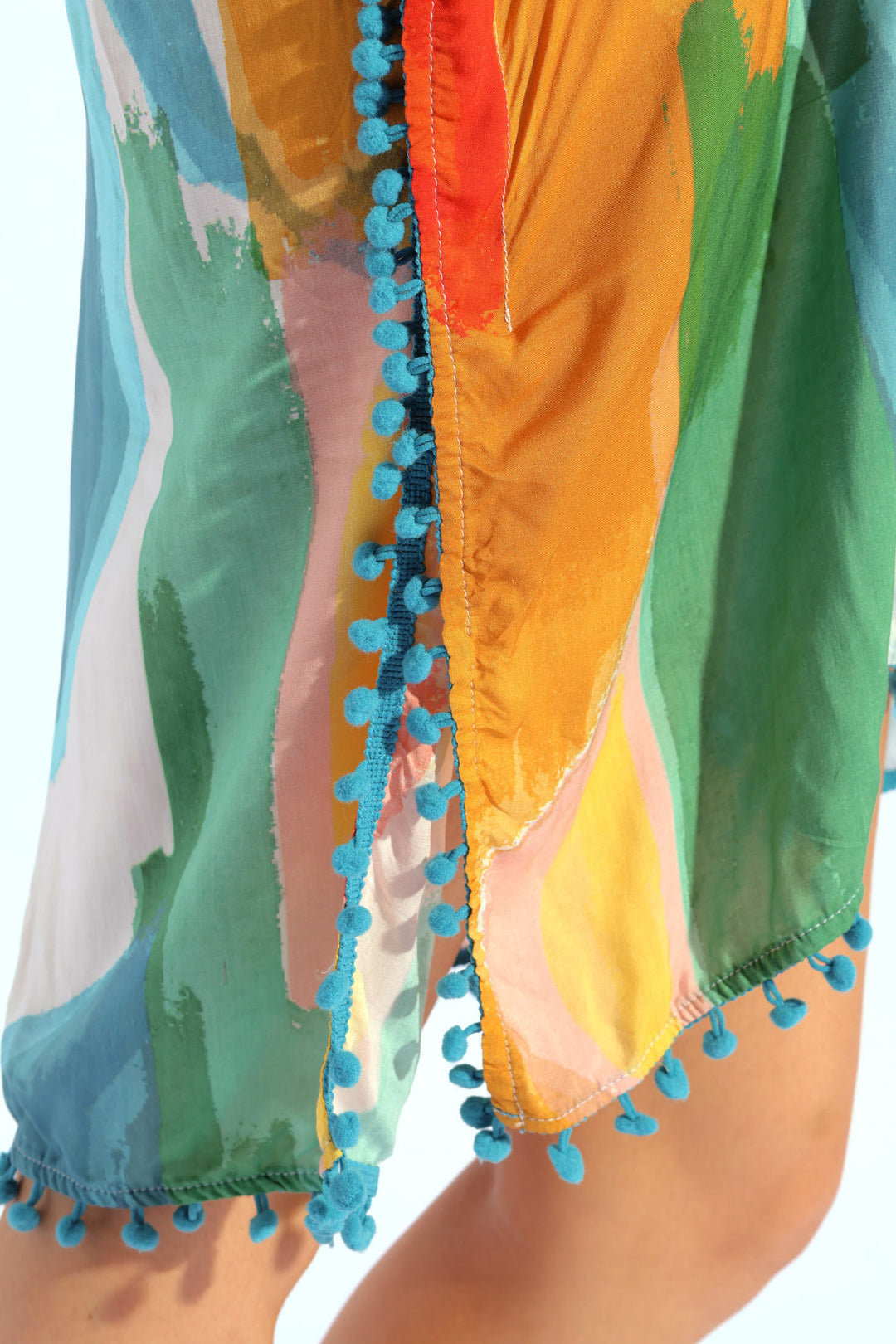 Paint Print Kimono - Multi - Multi