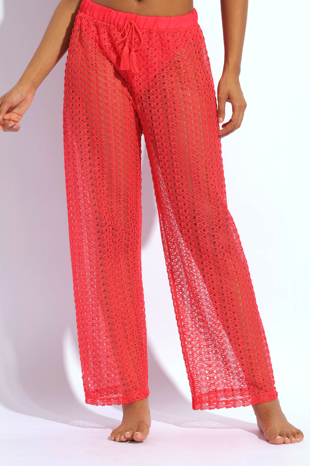Crochet Pants - Pink