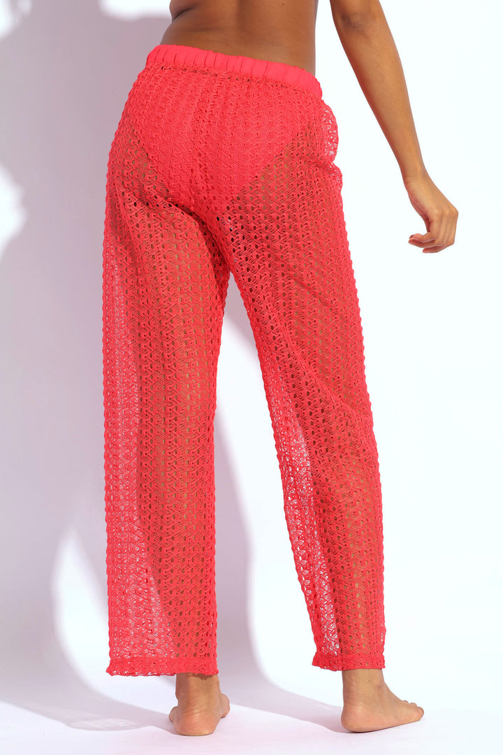 Crochet Pants - Pink