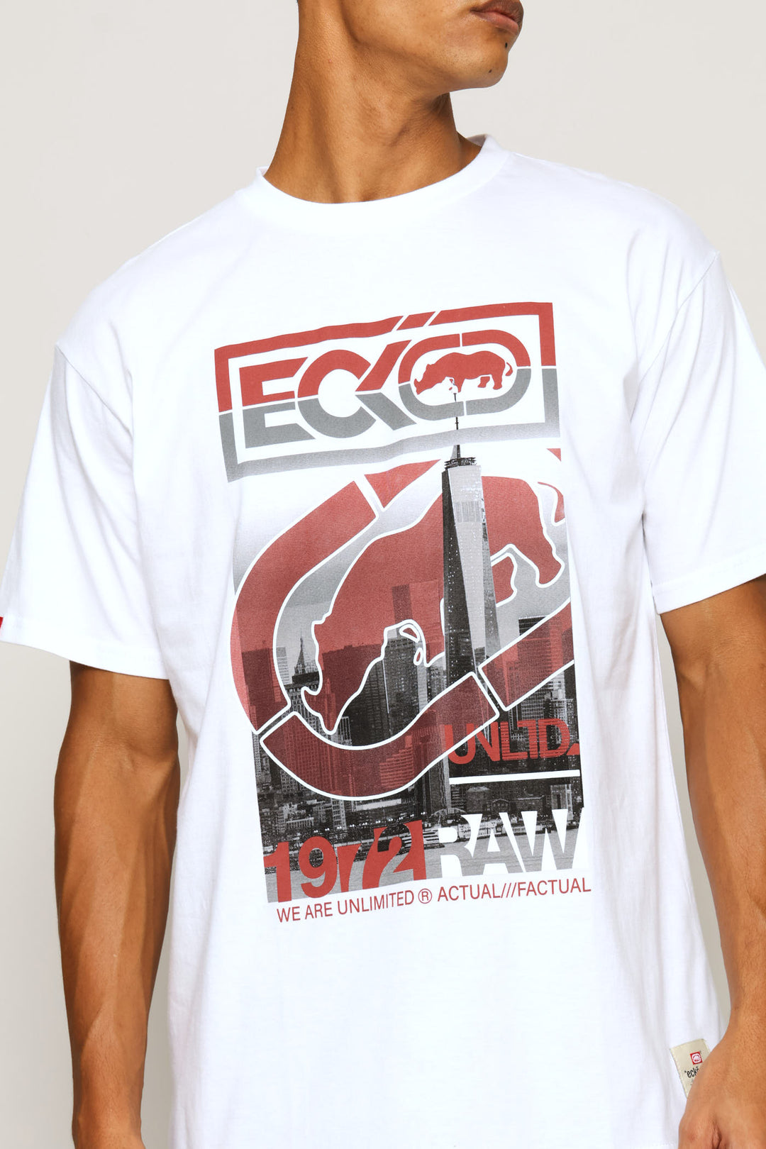 City Print Tee - White