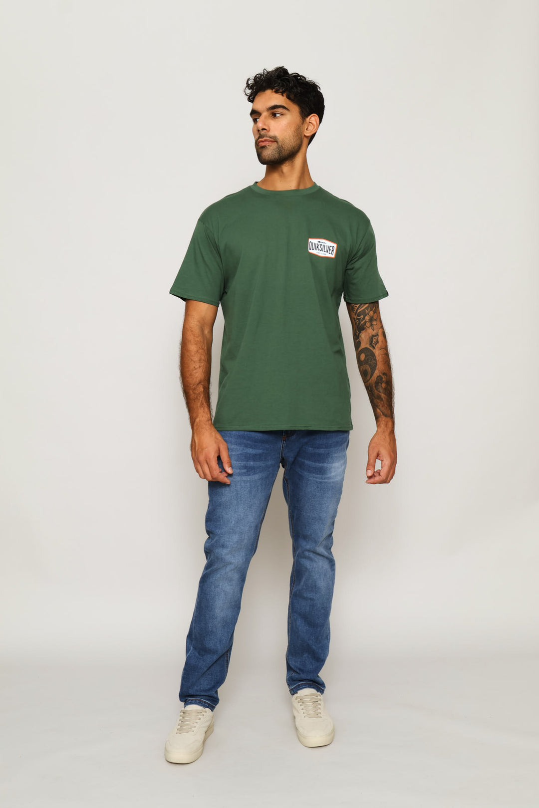 Surf Garage Tee - Forest Green