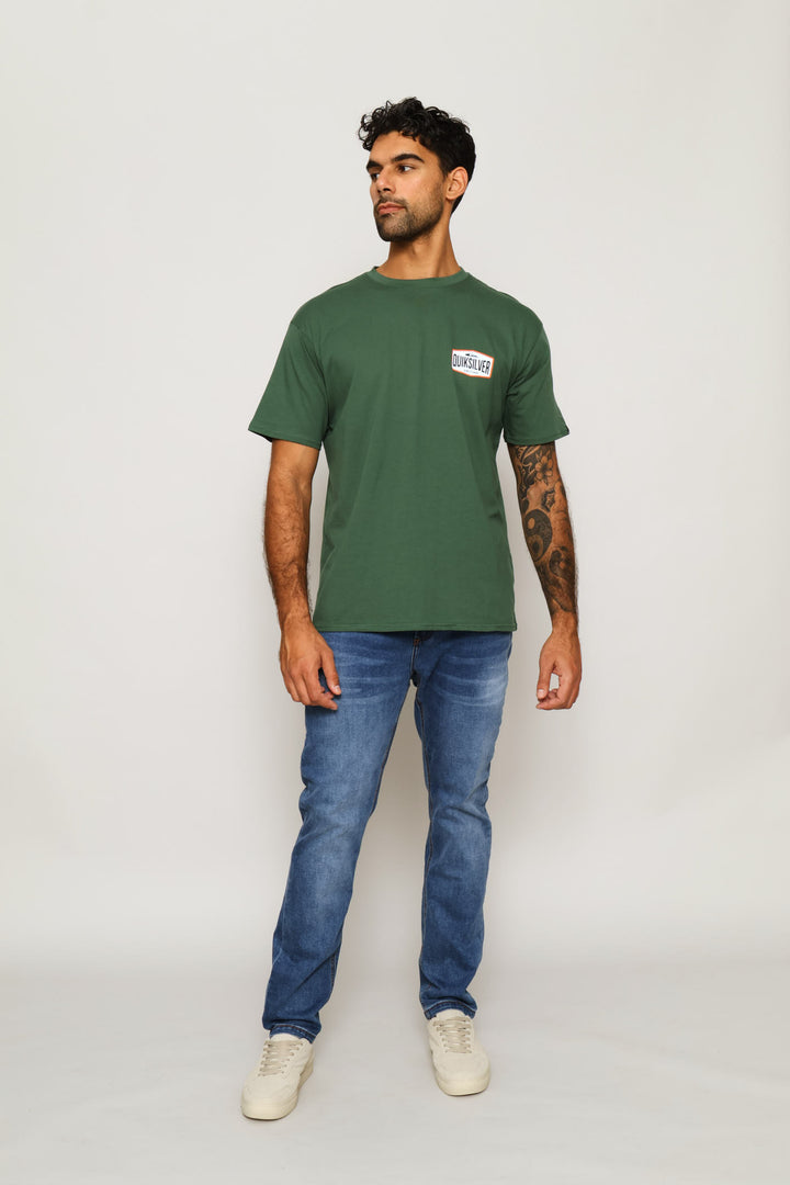 Surf Garage Tee - Forest Green