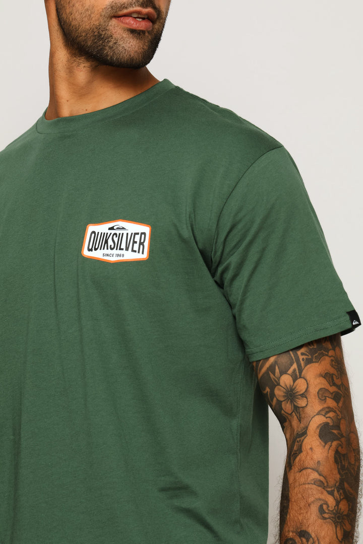 Surf Garage Tee - Forest Green