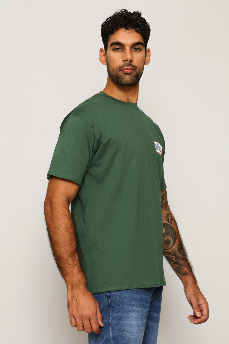 Surf Garage Tee - Forest Green