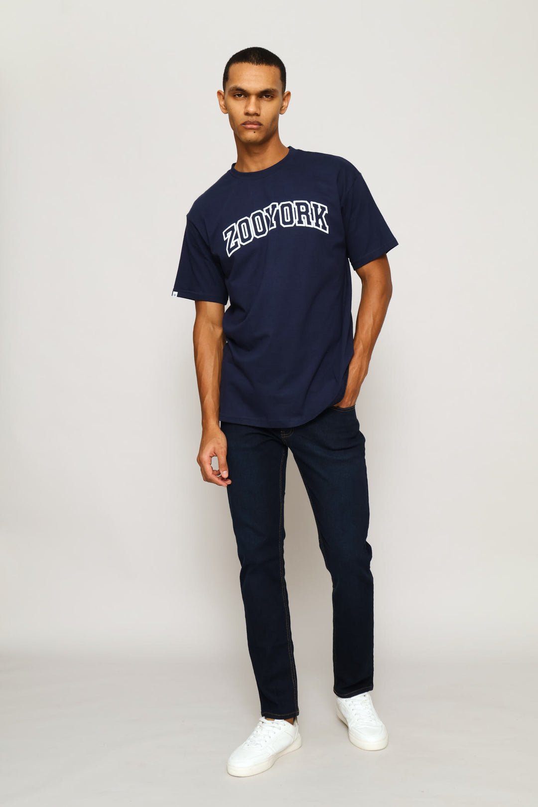 Outline Tee - Navy