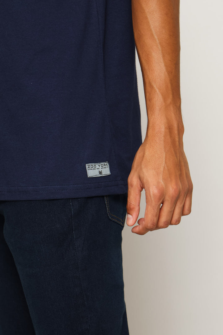Outline Tee - Navy