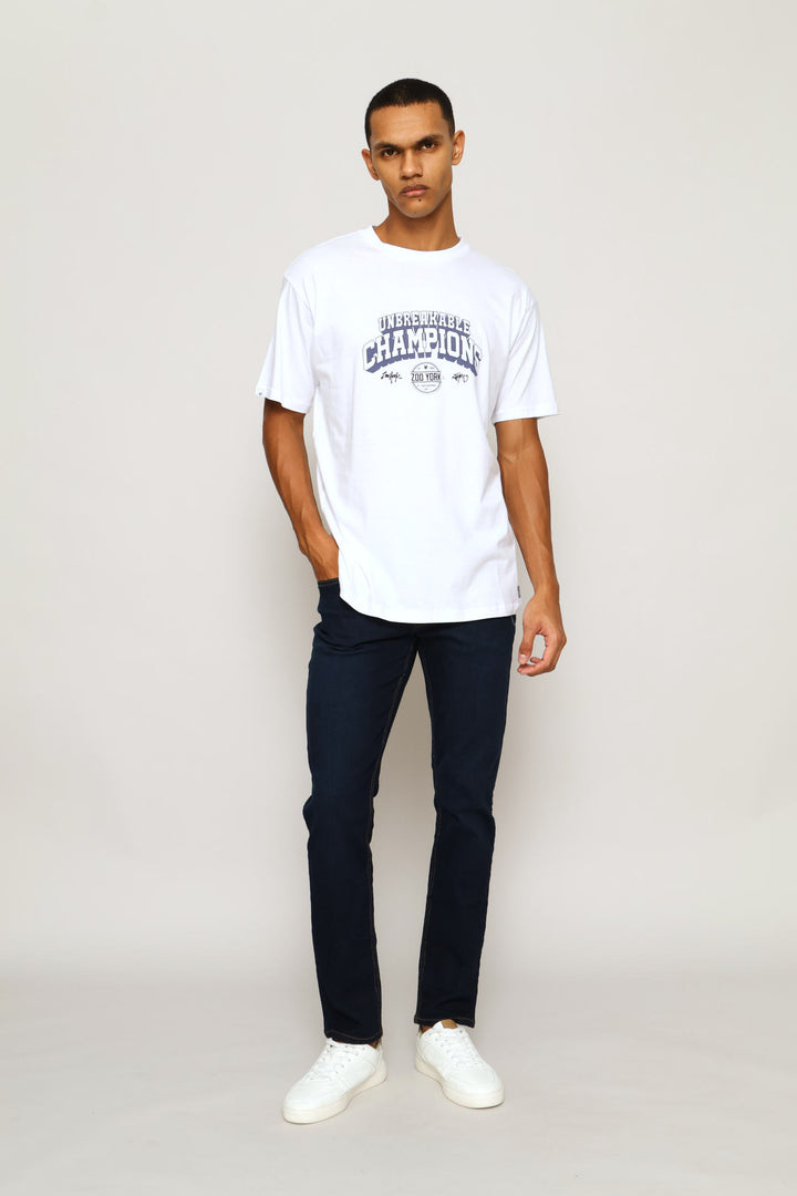 Sports Ring Tee - White