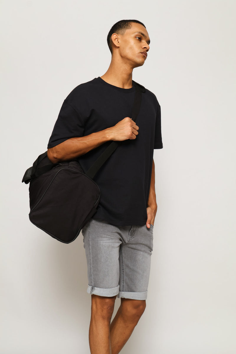 Sports Duffle Bag - Black