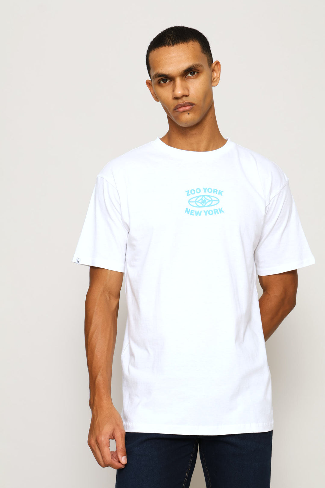 Globe Tee - White