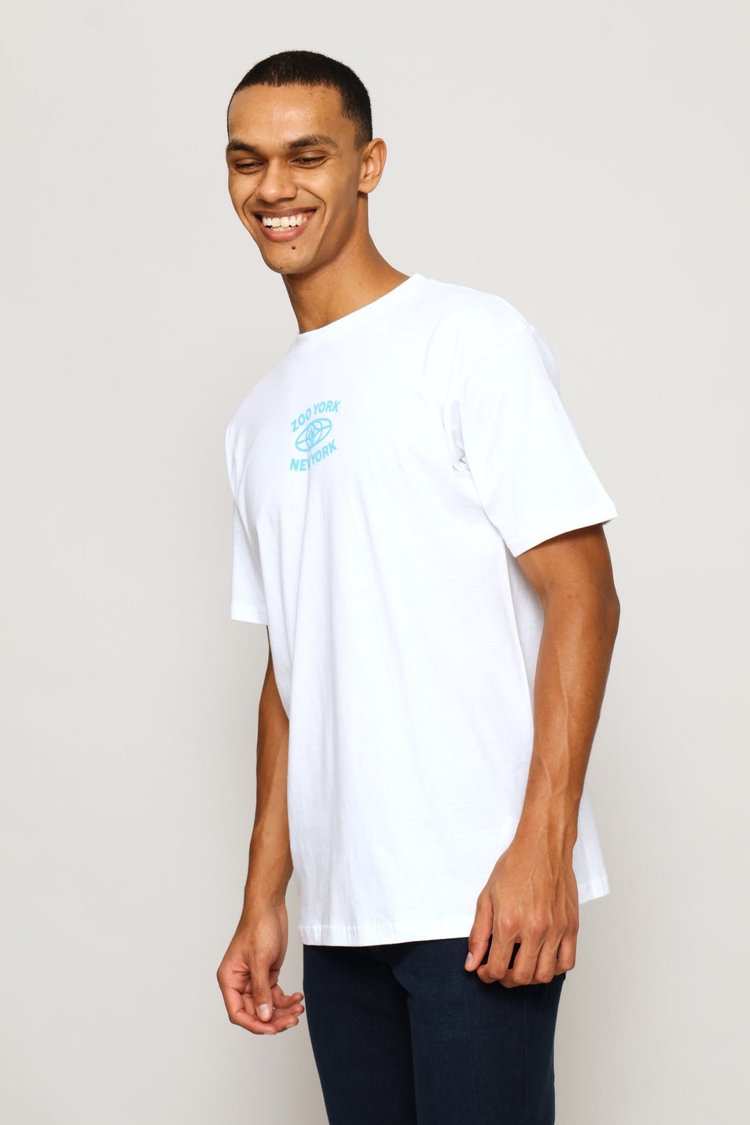 Globe Tee - White