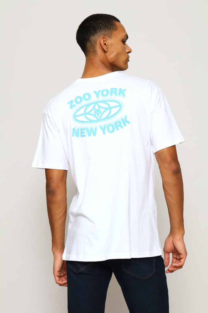 Globe Tee - White