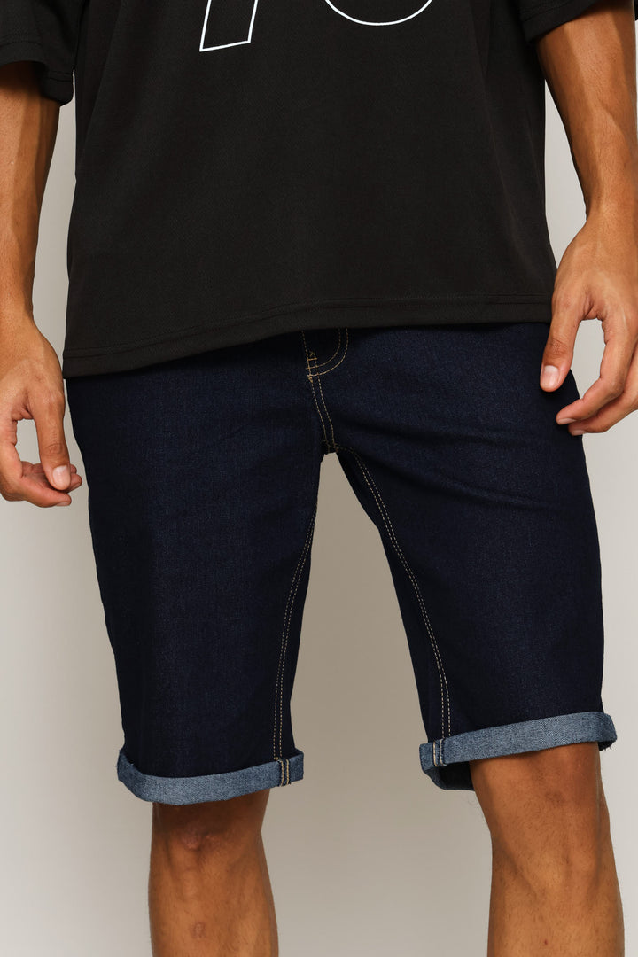 Denim Short - Dark Wash