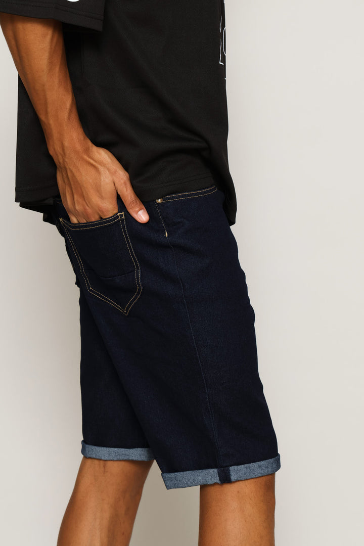 Denim Short - Dark Wash