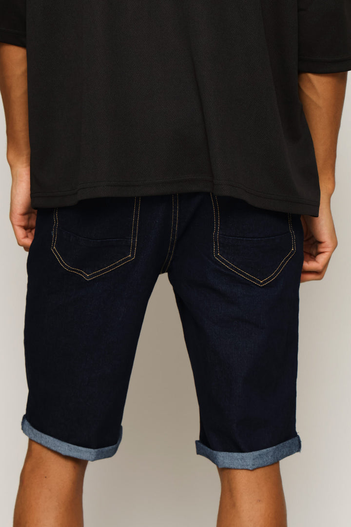 Denim Short - Dark Wash