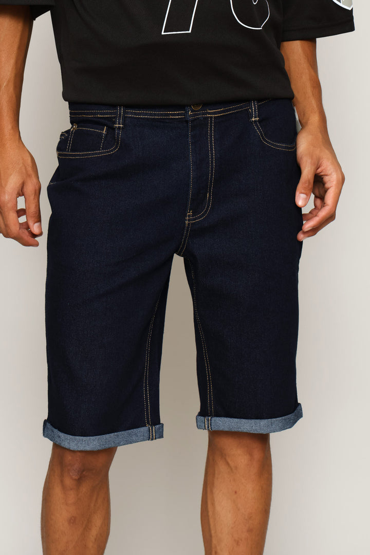 Denim Short - Dark Wash