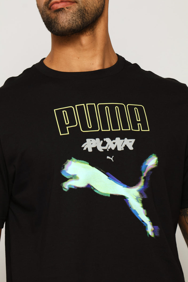 Graphics Cyber Tee - Black