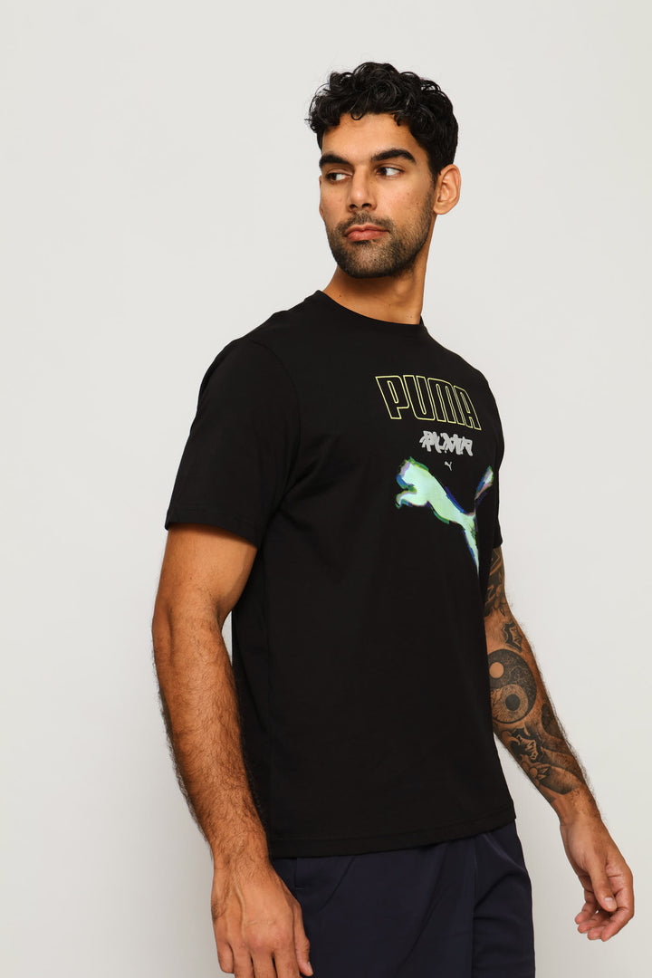 Graphics Cyber Tee - Black