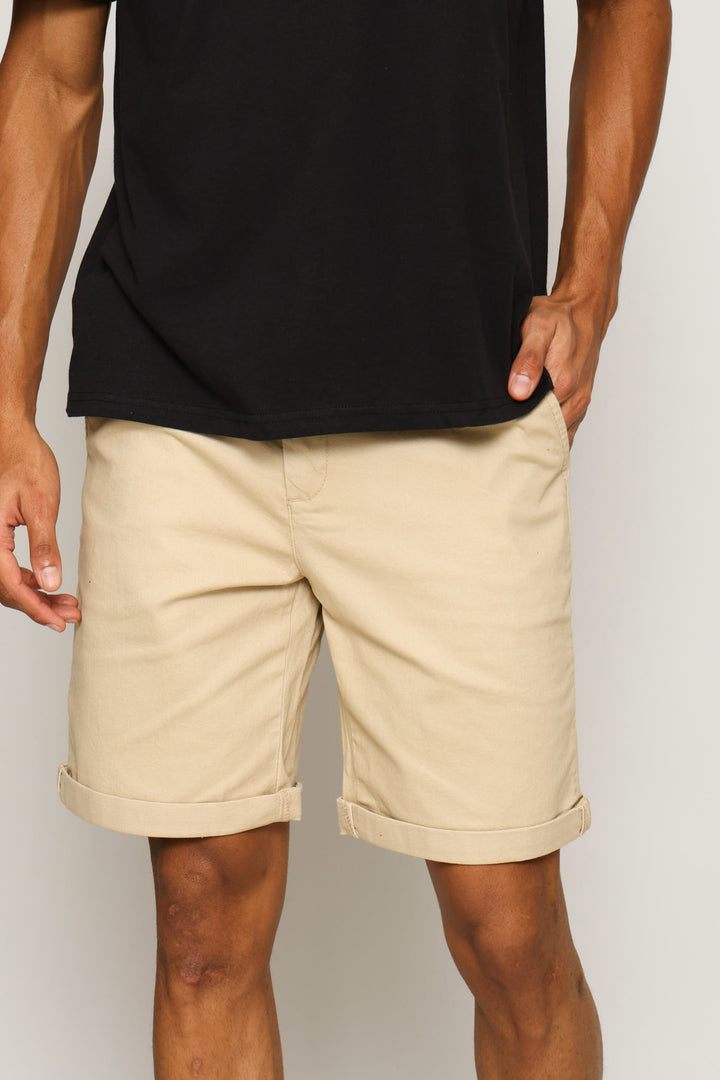 Chino Short - Light Stone