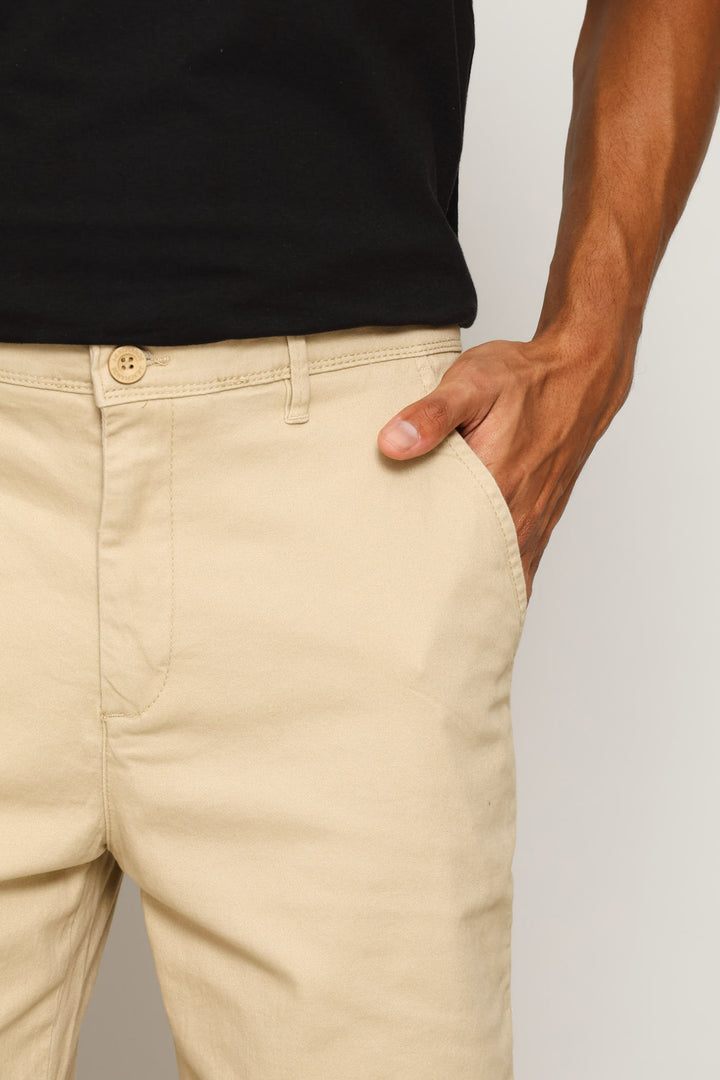 Chino Short - Light Stone
