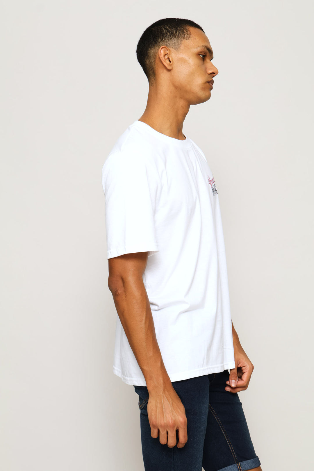 Casino Print Tee - White