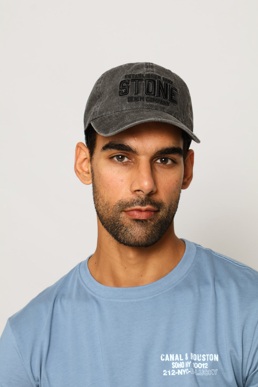 Denim Cap - Black