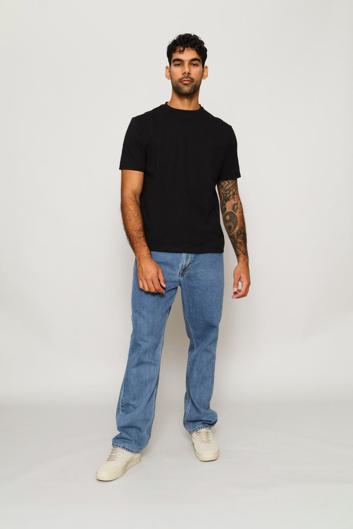 Heavy Weight Crew Neck Tee - Black