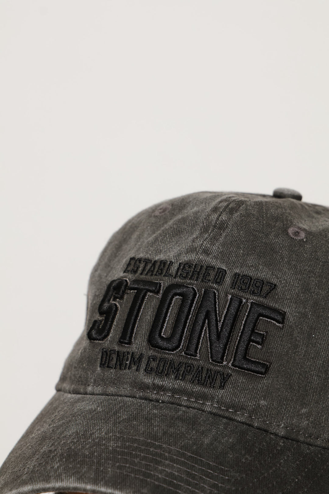 Denim Cap - Black