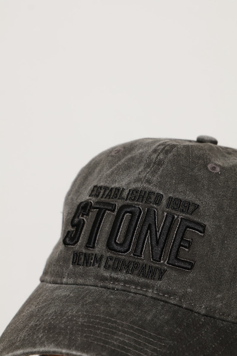 Denim Cap - Black