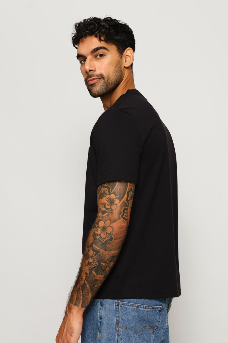 Heavy Weight Crew Neck Tee - Black