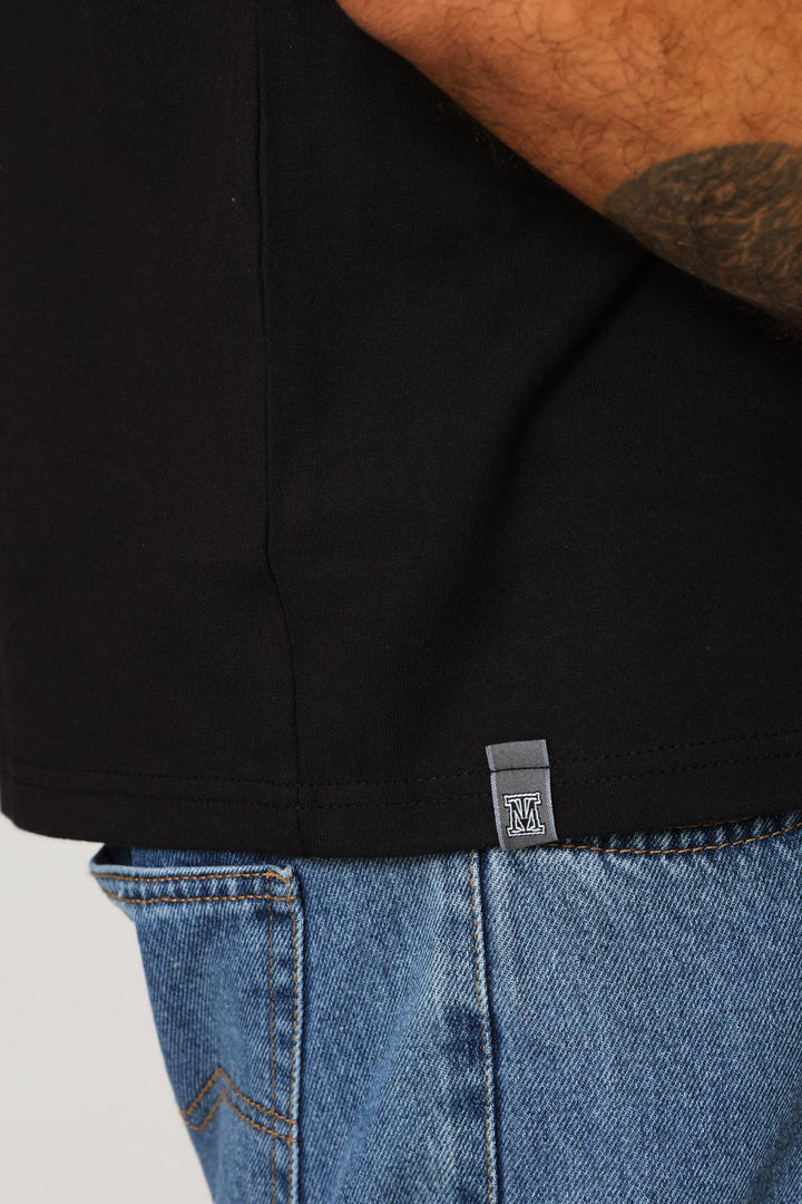 Heavy Weight Crew Neck Tee - Black