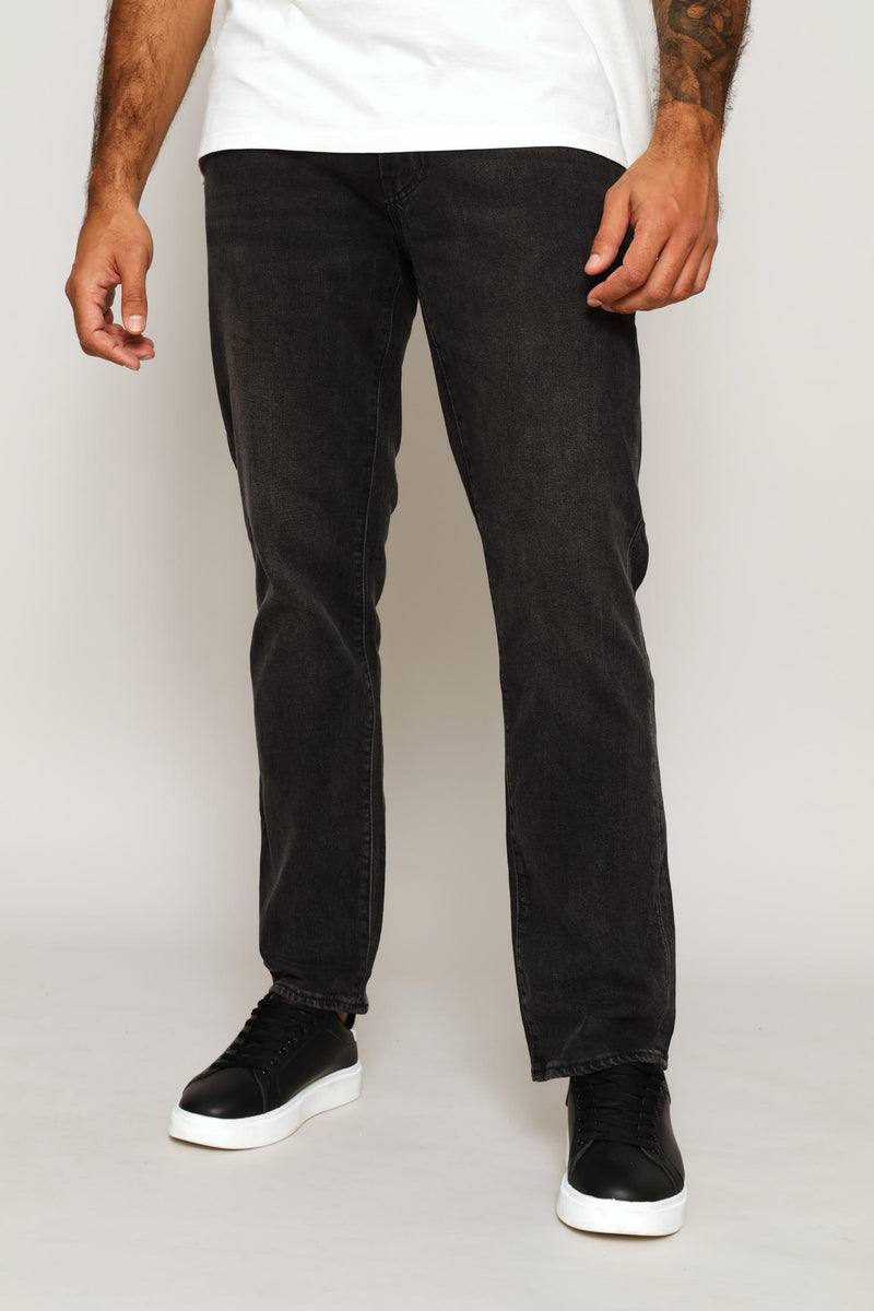 541 At The End Of The Day Athletic Taper Denim - Black