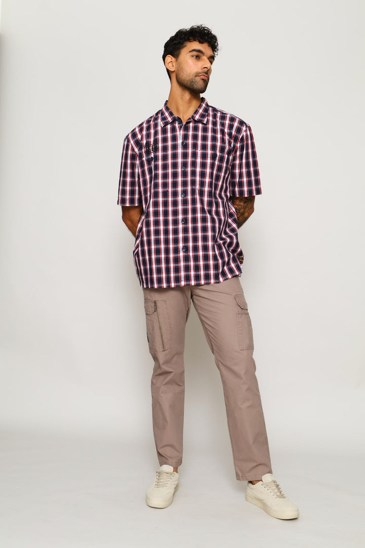 Detroit Check Garage Shirt - Red