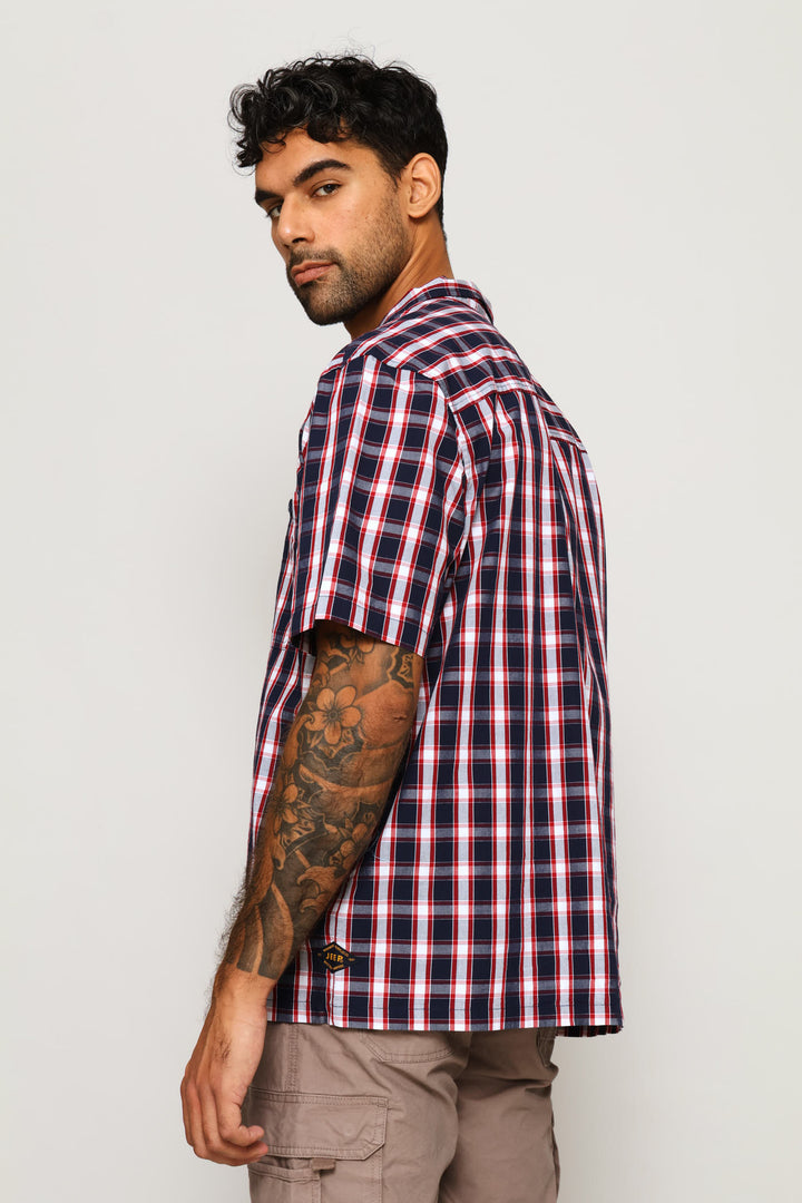 Detroit Check Garage Shirt - Red