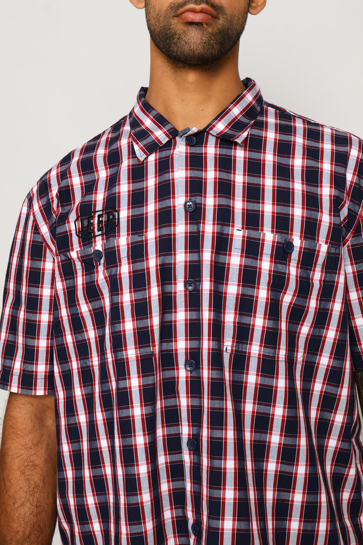 Detroit Check Garage Shirt - Red