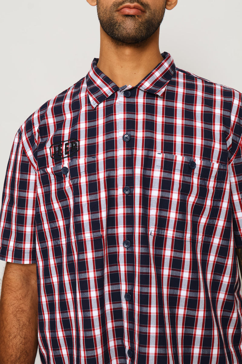 Detroit Check Garage Shirt - Red
