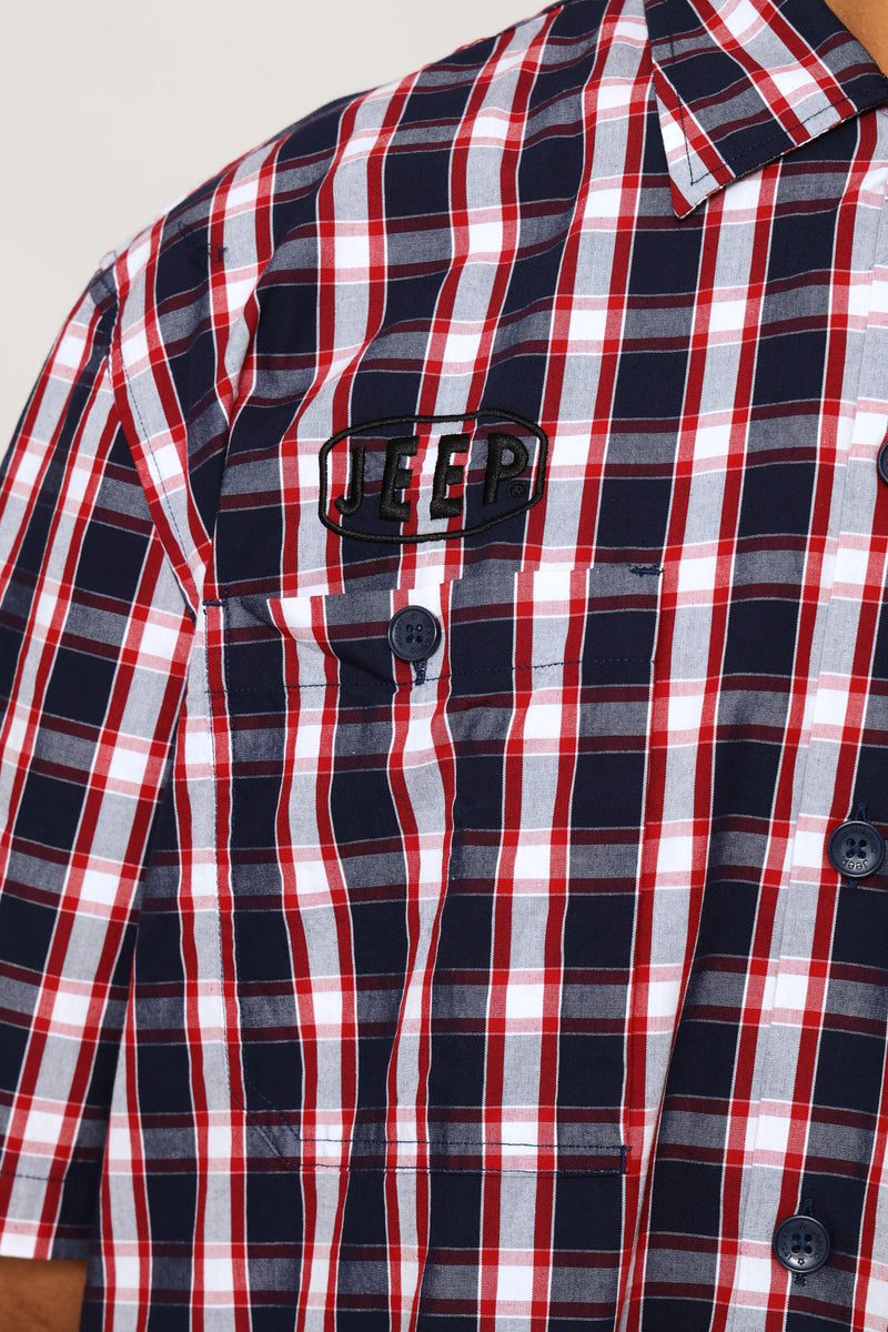 Detroit Check Garage Shirt - Red