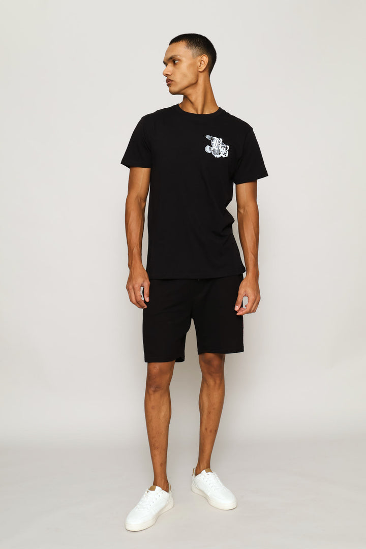 Never Give Up Tee - Black