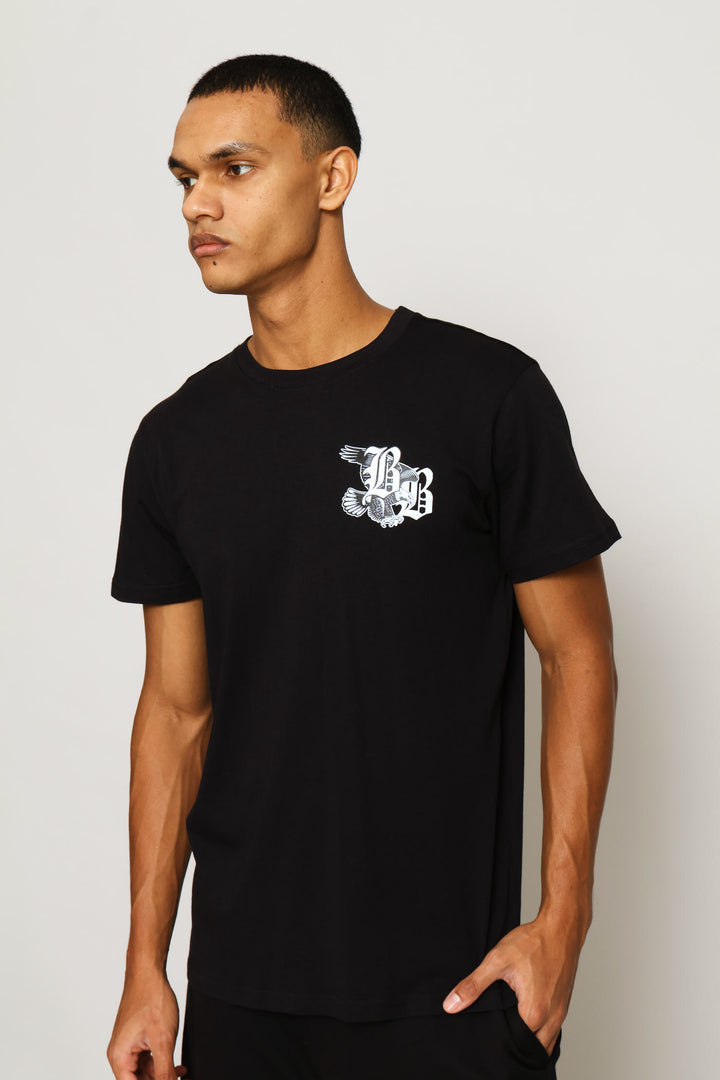 Never Give Up Tee - Black