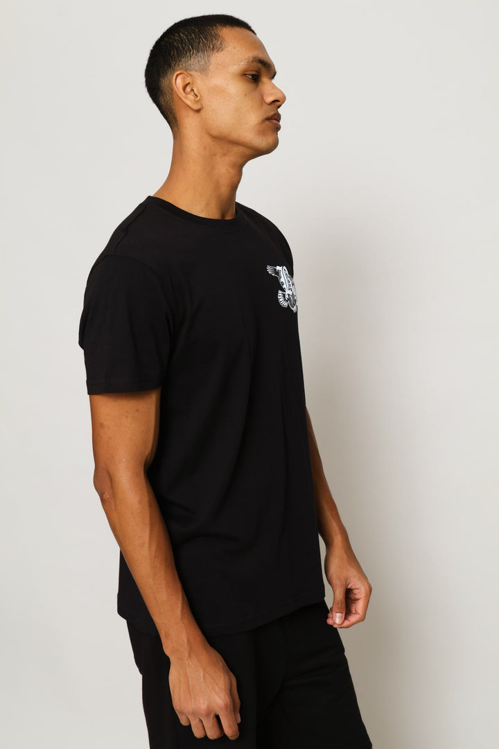 Never Give Up Tee - Black