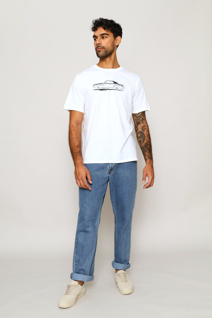 Fairlane Speedster Tee - White