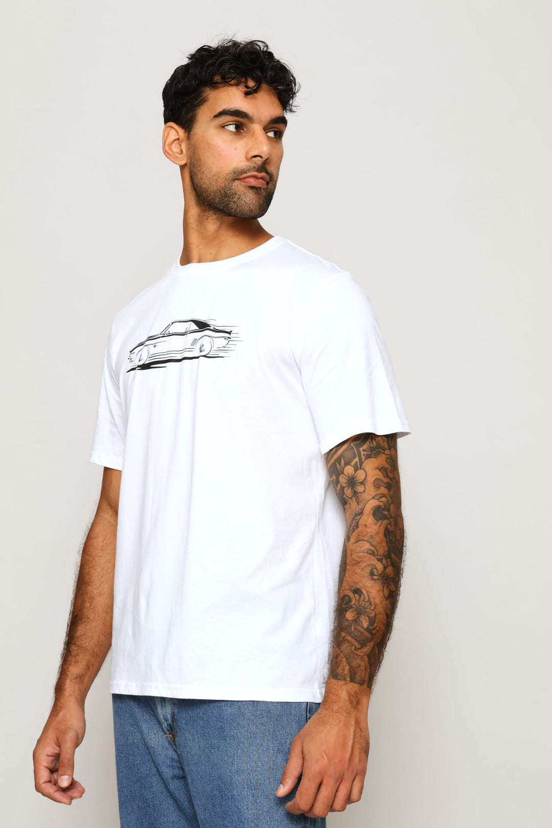 Fairlane Speedster Tee - White
