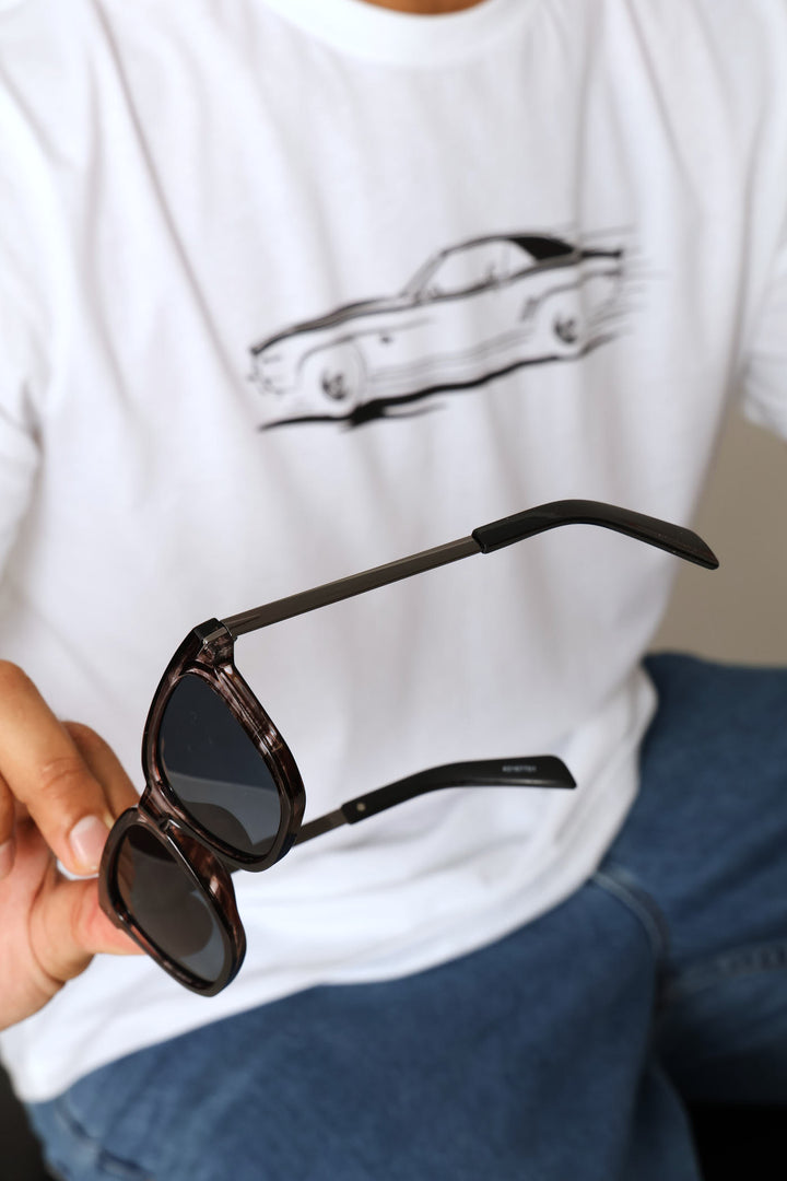 Tortoise Shell Sunglasses - Black