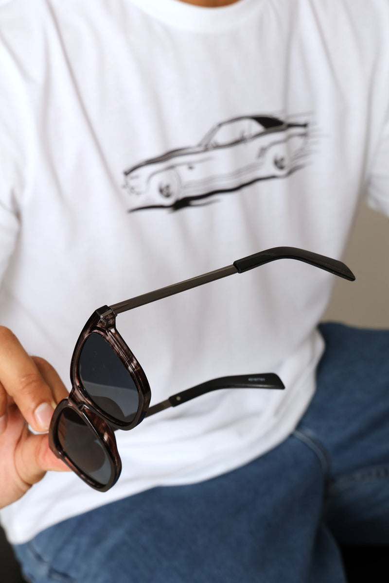 Tortoise Shell Sunglasses - Black