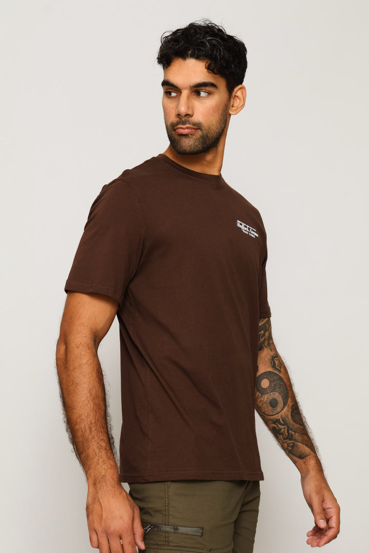 Bedford Ave Social Club Tee - Chocolate