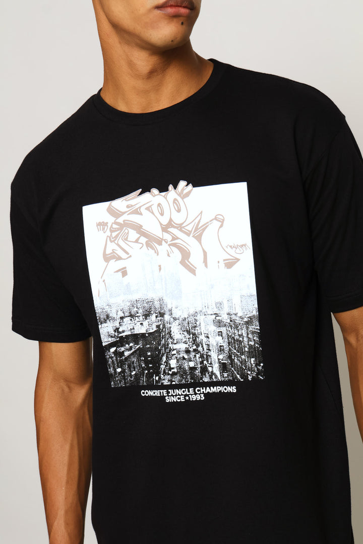 City Scape Tee - Black
