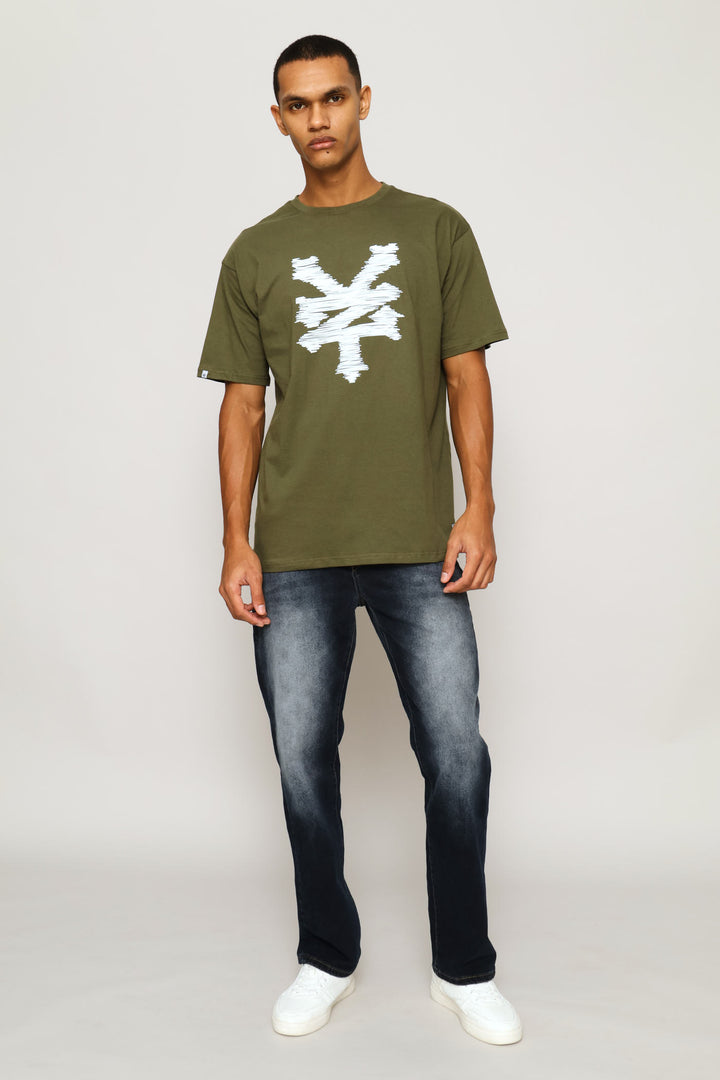 Scribble Tee - Fatigue