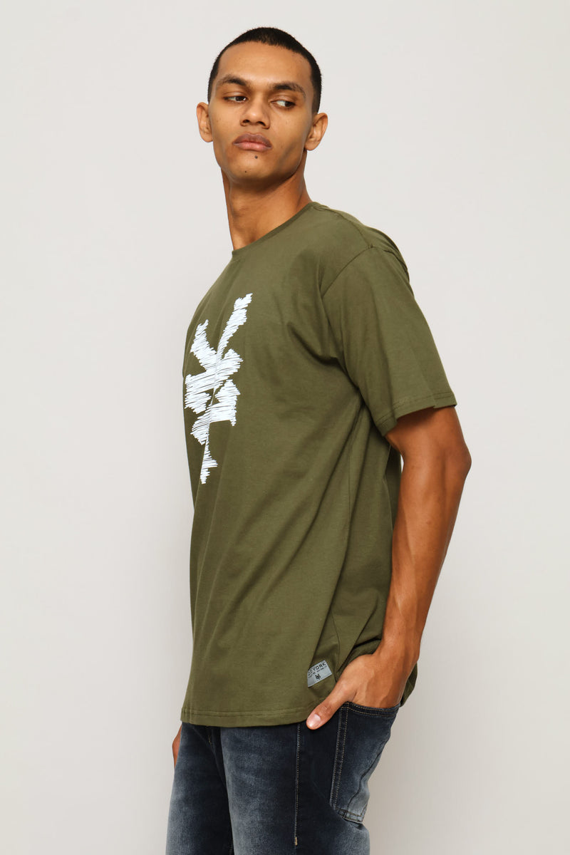 Scribble Tee - Fatigue