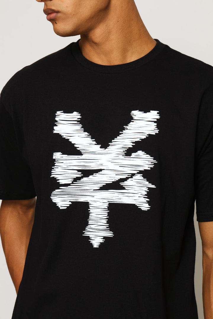 Scribble Tee - Black
